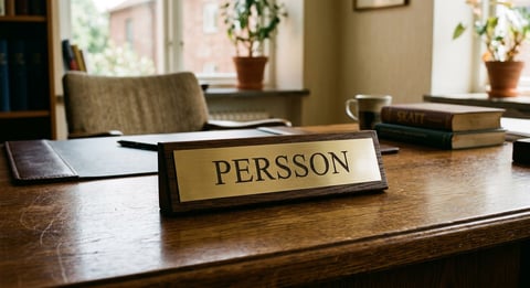 namnskylt Persson